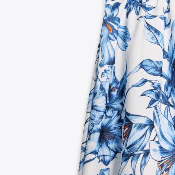 ZARA PRINTED MAXI SKIRT - Picture 11 of 11